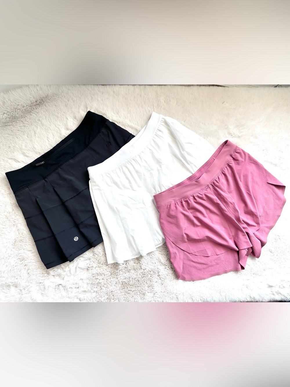 Lululemon skirts + shorts bundle size 6 - lot of 3 athletic like NEW - Picture 3 of 12